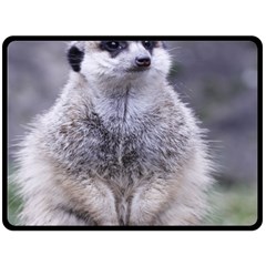 Adorable Meerkat 03 Fleece Blanket (large)  by ImpressiveMoments