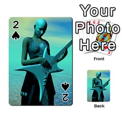 Sad Guitar Playing Cards 54 Designs  by icarusismartdesigns