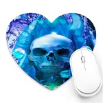 Skull Worship Heart Mousepads Front