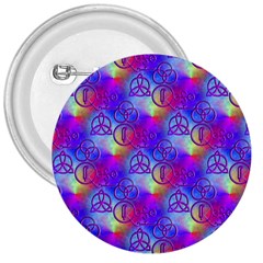 Rainbow Led Zeppelin Symbols 3  Button by SaraThePixelPixie