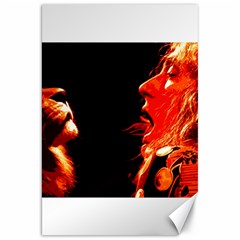 Robert And The Lion Canvas 20  X 30   by SaraThePixelPixie