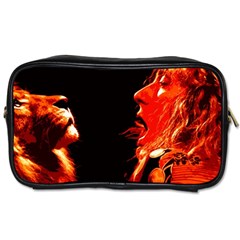 Robert And The Lion Toiletries Bags by SaraThePixelPixie