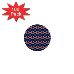 Rhombus  Pattern 1  Mini Button (100 Pack)  by LalyLauraFLM