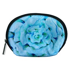 Blue Flower Accessory Pouches (medium)  by BubbSnugg