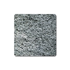 Rough Grey Stone Square Magnet by trendistuff