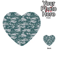 Camo Digital Urban Multi-purpose Cards (heart)  by trendistuff