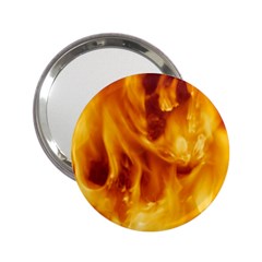 Yellow Flames 2 25  Handbag Mirrors by trendistuff