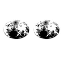 Fractal Cufflinks (oval) by trendistuff