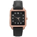 BLACK HONEYCOMB Rose Gold Watches Front