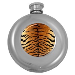 Tiger Fur Round Hip Flask (5 Oz) by trendistuff