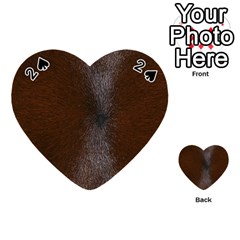 Horse Fur Playing Cards 54 (heart)  by trendistuff