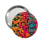 Colorful shapes 2.25  Handbag Mirror Front