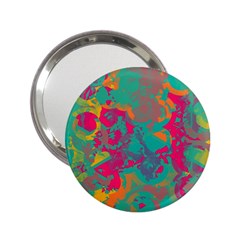 Fading Circles			2 25  Handbag Mirror by LalyLauraFLM