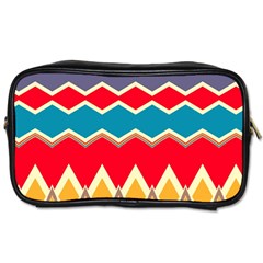 Chevrons And Rhombus			toiletries Bag (one Side) by LalyLauraFLM