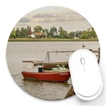 Santa Lucia River In Montevideo Uruguay Round Mousepads Front