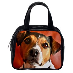 Jack Russell Terrier Classic Handbags (one Side) by Rowdyjrt