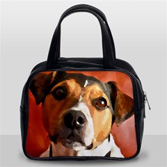 Jack Russell Terrier Classic Handbags (2 Sides) by Rowdyjrt