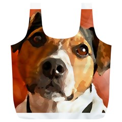 Jack Russell Terrier Full Print Recycle Bags (l)  by Rowdyjrt