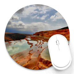 Badab-e Surt Round Mousepads by trendistuff