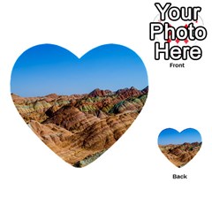 Zhangye Danxia Multi-purpose Cards (heart)  by trendistuff