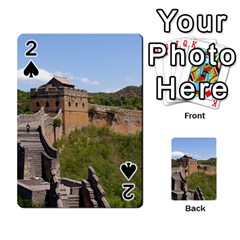 Great Wall Of China 3 Playing Cards 54 Designs  by trendistuff