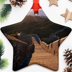 Great Wall Of China 2 Star Ornament (two Sides)  by trendistuff