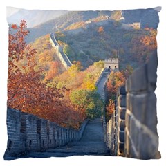 Great Wall Of China 1 Standard Flano Cushion Cases (one Side)  by trendistuff