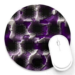 Fading Holes			round Mousepad by LalyLauraFLM