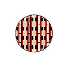 Rectangles And Stripes Pattern 			hat Clip Ball Marker by LalyLauraFLM