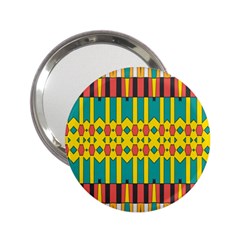 Shapes And Stripes  			2 25  Handbag Mirror by LalyLauraFLM