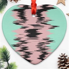 Wave Form 			ornament (heart) by LalyLauraFLM