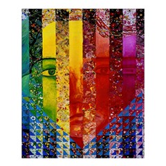 Conundrum I, Abstract Rainbow Woman Goddess  Shower Curtain 60  X 72  (medium)  by DianeClancy