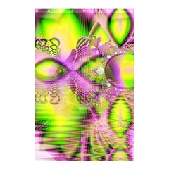 Raspberry Lime Mystical Magical Lake, Abstract  Shower Curtain 48  X 72  (small)  by DianeClancy