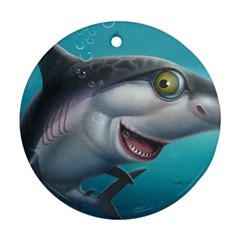 Sharky Ornament (round)  by WaltCurleeArt