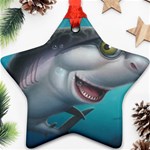 Sharky Ornament (Star)  Front