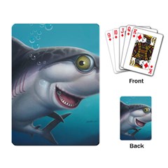 Sharky Playing Card by WaltCurleeArt