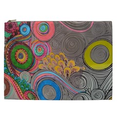 Rainbow Passion Cosmetic Bag (xxl)  by SugaPlumsEmporium