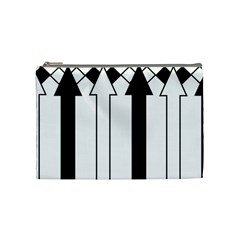 Funny Black And White Stripes Diamonds Arrows Cosmetic Bag (medium)  by yoursparklingshop