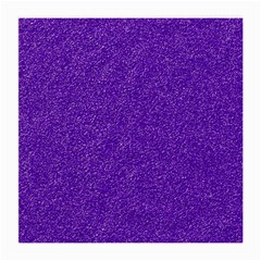 Festive Purple Glitter Texture Medium Glasses Cloth by yoursparklingshop