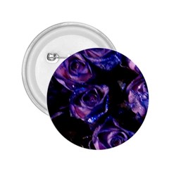 Purple Glitter Roses Valentine Love 2 25  Buttons by yoursparklingshop