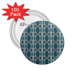 Tropical Blue Abstract Ocean Drops 2 25  Buttons (100 Pack)  by yoursparklingshop