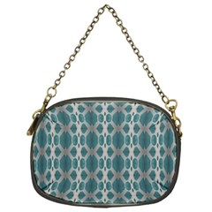 Tropical Blue Abstract Ocean Drops Chain Purses (one Side)  by yoursparklingshop