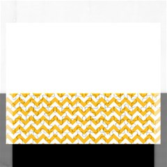 Sunny Yellow & White Zigzag Pattern Jigsaw Puzzle (rectangular) by Zandiepants