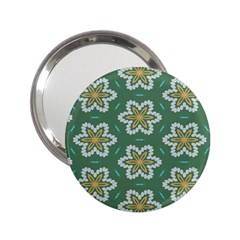 Yellow Flowers Pattern                                    			2 25  Handbag Mirror by LalyLauraFLM