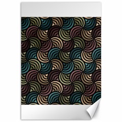 Glowing Abstract Canvas 12  X 18   by FunkyPatterns