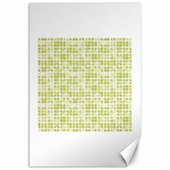 Pastel Green Canvas 12  X 18   by FunkyPatterns