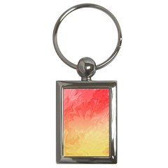 Ombre Orange Yellow Key Chains (rectangle)  by BrightVibesDesign