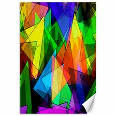 Colorful Triangles                                                                  			canvas 12  X 18  by LalyLauraFLM