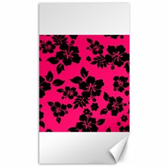 Dark Pink Hawaiian Canvas 40  X 72   by AlohaStore