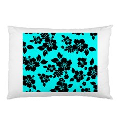 Blue Dark Hawaiian Pillow Case by AlohaStore